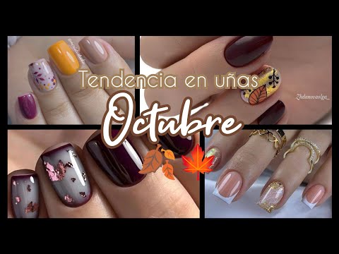 UÑAS EN TENDENCIA 2024 OCTUBRE/ DISEÑOS DE UÑAS #uñas #nails #uñasdemoda #uñasprincipiantes #2024