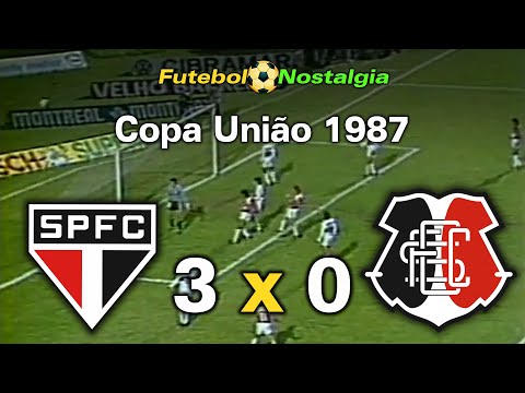 São Paulo 3 x 0 Santa Cruz - 23-09-1987 ( Copa União )