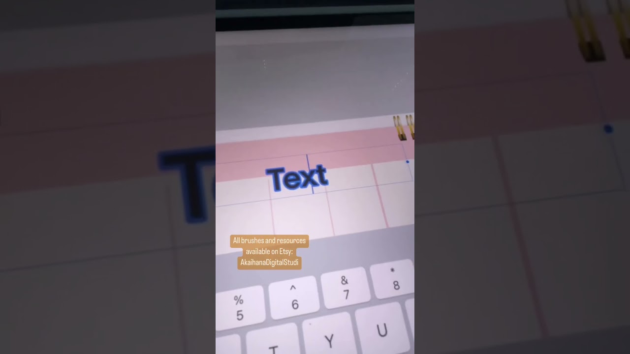 🗓️🪴Designing a digital weekly calendar in PROCREATE