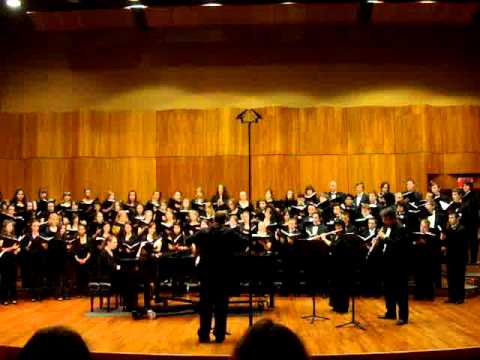 College of Saint Rose Masterworks Chorale singing "Song to the Moon (La Luna)"