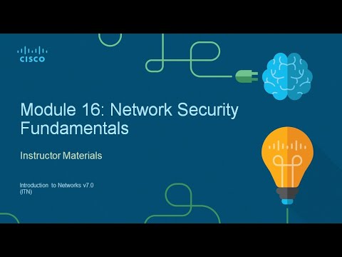 CCNA V7 Introduction to Networks  Module 16 Network Security Fundamentals PART 1