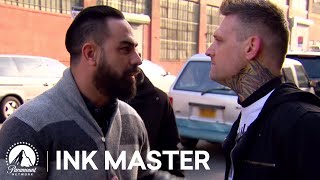 Top 5 Moments from Ink Master, Season 4: Kyle Dunbar vs. Chris Nunez