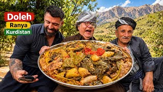 Amazing Kurdish Dolma & Traditional Dishes Made by a Kurdish Grandma | Doleh Village, Ranya