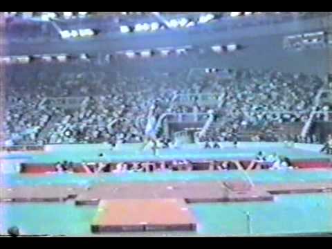 5th T CHN Wu Jiani BB  1983 World Gymnastics Championships 9 700