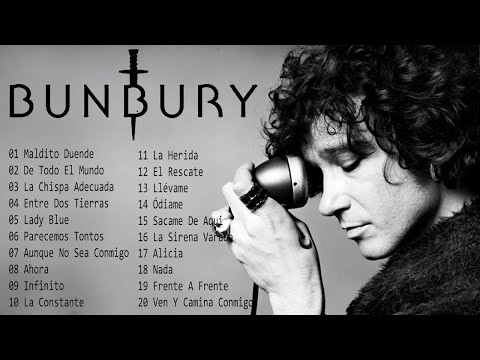 Enrique Bunbury Mix Lo Mejor del Rock en Espanol ~ 20 Super Éxitos de Bunbury | Rock Latino Clásico