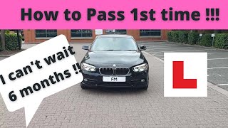 How to Pass Driving Test First Time - Don