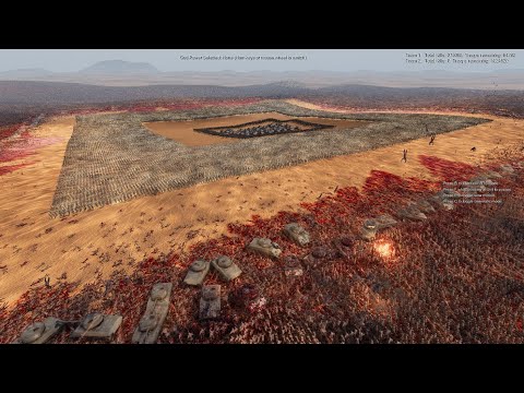 2,000,000 Orc Warriors attack WW2 ARMY in the DESERT - UEBS 2 | Ultimate Epic Battle Simulator 2