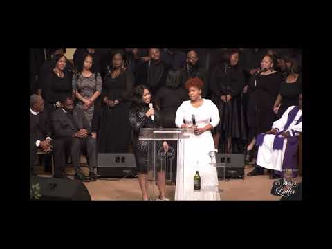 Mary Mary sings for their Uncle Charles Homegoing