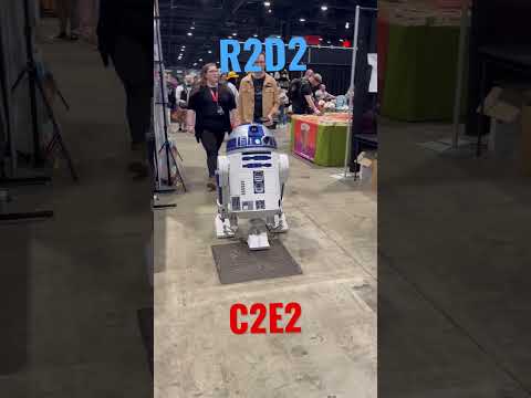 R2D2 on the move 🏁 #shorts #short #shortvideo #shortsvideo #c2e2 #starwars