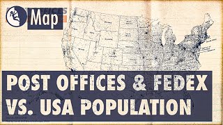 Post Offices VS. FedEx Locations. Where are they