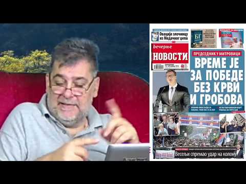 Gnev Srbije 10.09.2018. - MILAN MILENKOVIĆ (uživo) (video)