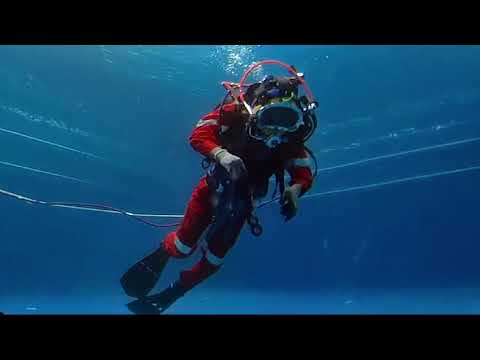 Commercial Diver CSCUBA Level 1 Buoyancy Control Pool Session Practice KBA Training Centre