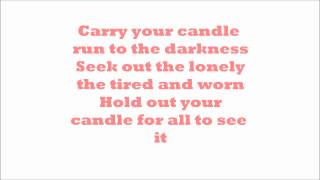 There Is A Candle Lyric Video.