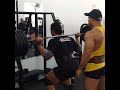 Atleta Mib Oliveira treino de pernas na Krypton Cupece academia