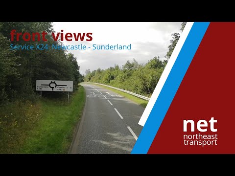 Front Views | Service X24: Newcastle - Sunderland | Stagecoach North East