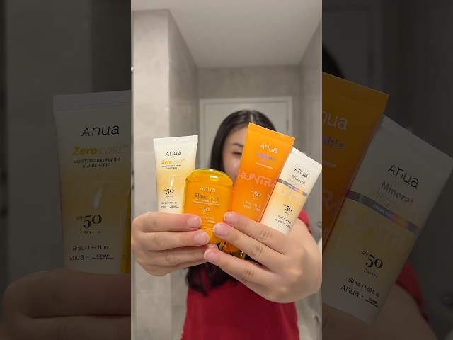 Vídeo relacionado con Anua Mineral Weightless Finish Sunscreen SPF 50, de amplio espectro, para piel sensible, textura de loción hidratante ligera, para usar bajo el maquillaje, KPop Demon Hunters, cosmética coreana, 50 ml