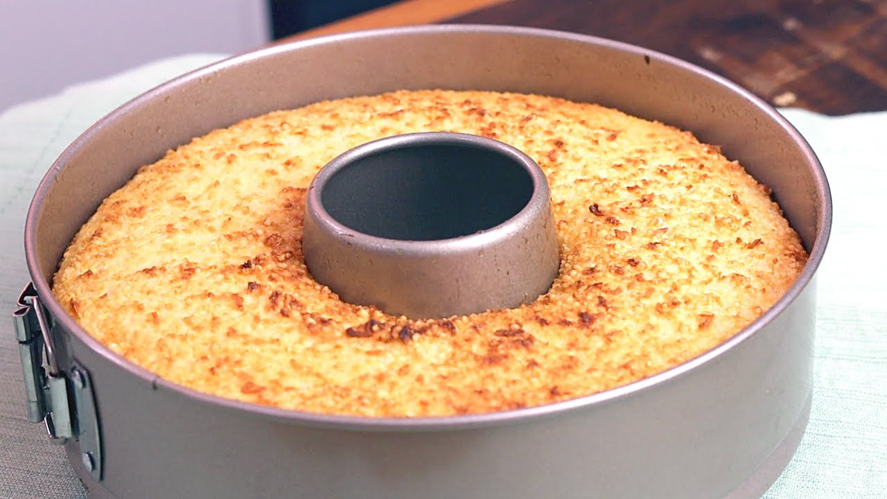 BOLO DE TAPIOCA GRANULADA | SEM TRIGO E SEM FERMENTO | O FAMOSO BOLO DE CAROÇO| FLAVIA MUNDEL