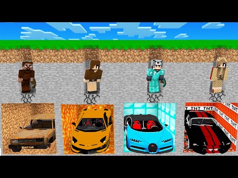 YANLIŞ ARABA ÇUKURUNU SEÇERSEN ÖLÜRSÜN 😱 - Minecraft