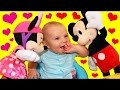 Minnie Mouse Mickey Mouse Clubhouse Hot Dog Dance Roller Skating Dolls Surprise Toys Game Play