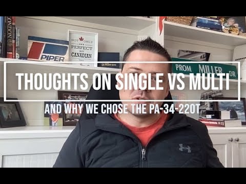 MULTI ENGINE  over SINGLE, why we went TWIN and chose the mighty Piper Seneca III PA-34-220T