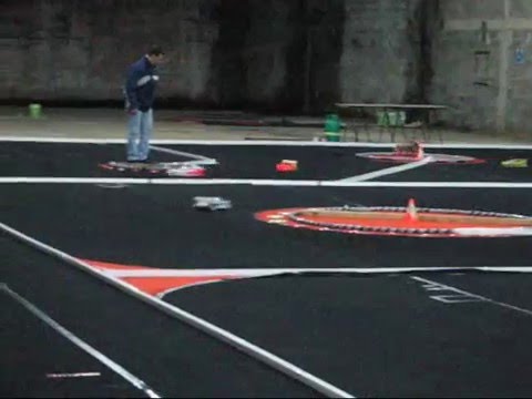 RC Indoor Track - Onboard Camera Crash