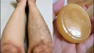 Homemade Hair Removal Soap
