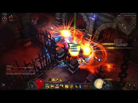 D3 fastest T16 Tempest Rush speed farming build Monk Season 22