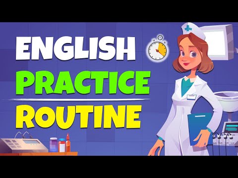 Practice English Speaking Conversations Easily | At the Hospital | Daily English Learning Routine