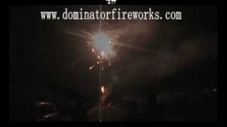 preview picture of video '49s Vertical Gold Strobe Mine to Gold Strobe Willow & Blue Star(DM23E223 Dominator Fireworks)'