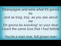 Joan Osborne - Champagne And Wine Lyrics