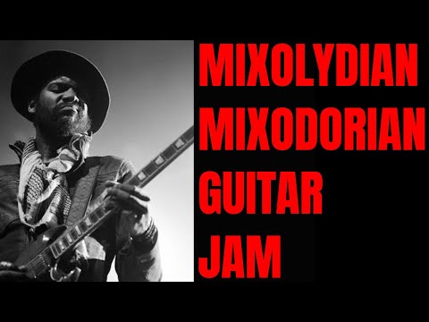 Blues Rock Jam Track | Mixolydian / MixoDorian Guitar Backing Track