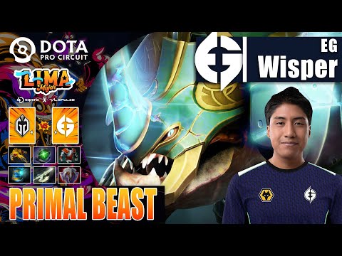 GG vs EG | WISPER 13-0 PRIMAL BEAST - WISPER IS EG 99% POWER OMG | LIMA MAJOR 2023 Dota 2 Highlights