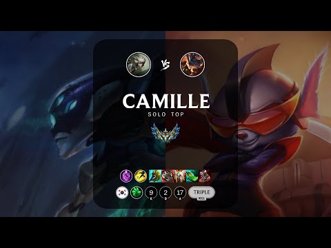Camille Top vs Rumble - KR Challenger Patch 13.5