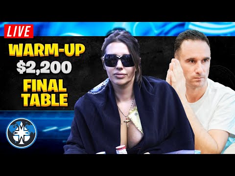 Merit Poker LIVE $2,200 Warm Up Event - FINAL TABLE!