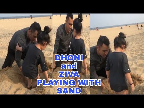 AMAZING FUN OF FATHER DHONI WITH DAUGHTER ZIVA AT BEACH |||||