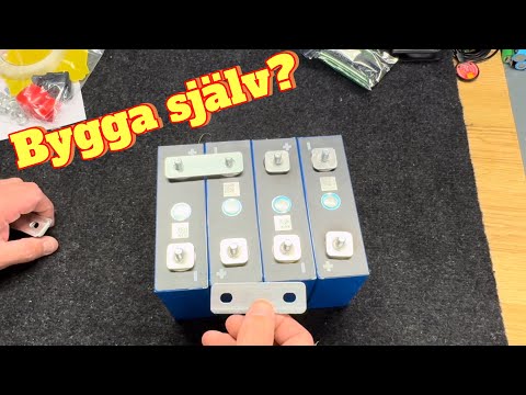 Köpte mina första lösa LiFePo4 celler för att prova bygga ett batteri från start.