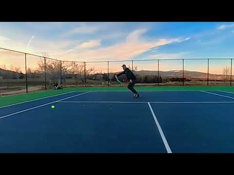 our first tennis game it was fun with my beautiful Agnes