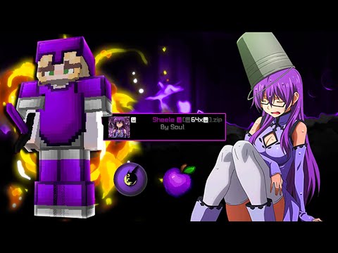 Copyto01 - Sheele [64x]- MINECRAFT BEDWARS PVP TEXTURE PACK 1.8.9 (Anime texture pack) | Hypixel Bedwars