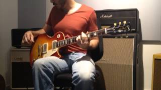 Video thumbnail for Marshall JTM45 2245 Plexi Amp with Vox  V212HWX Cab Demo by Guitar Gear Demos