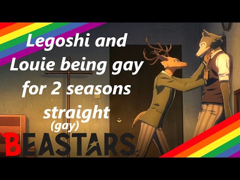 legoshi and louie being gay for 2 seasons straight(gay) || happy pride month 🏳️‍🌈