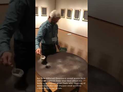 Mathematics of Vibration.. different frequency sound waves form different patterns