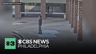 Surveillance images show suspect in shooting at Oxford Valley Mall in Langhorne, Pa.