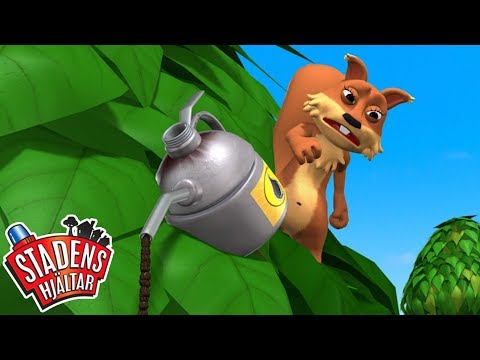 Oljekanna på vift | Stadens Hjältar - Säsong 1 | Bilar Tecknad för barn | Fordon Barnprogram