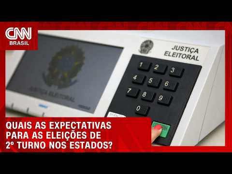Eleições 2026: Disputas em dois estados têm chance de virada no 2º turno | CNN PRIME TIME