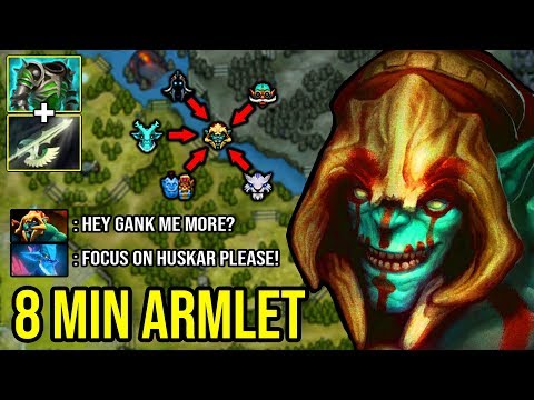 CANCER HUSKAR MID IS BACK! Crazy 5 Focus 1 But Can't Shut Him Down IMBA HP Regen Buff DotA 2
