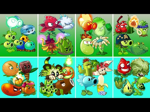 08 Team 04 Plants Max Level - Who Will Win? - PvZ 2 Team 04 Plant