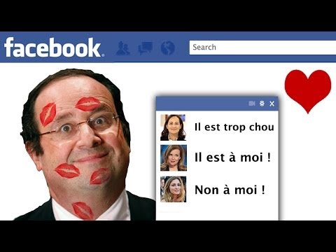 Hollande, le bourreau des cœurs sur Facebook