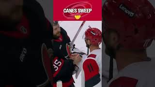 Respect at the End ???? Hurricanes Sweep Ottawa