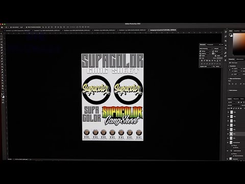 How To Setup a SupaGang Sheet with Adobe Photoshop