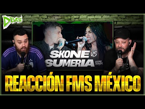 DTOKE REACCIONA A SKONE vs SUMERIA con BARBA ROJA 🔥 FMS MÉXICO 🇲🇽